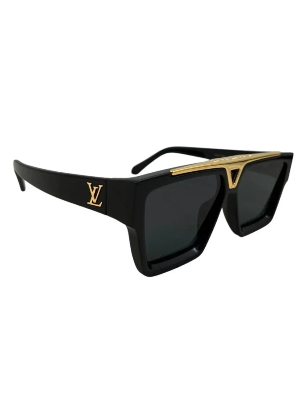 Louis Vuitton Sunglasses 1.1 Evidence LV Logo Black Gold Eyewear